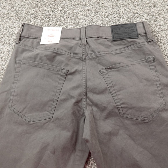 NEW Lucky Brand Jeans Mens 30X30 Gray Denim Pants 223 Straight Stretch Preppy - Picture 14 of 16